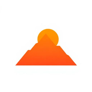 Eagle Rock Rise logo: a sunrise over a mountain ridge